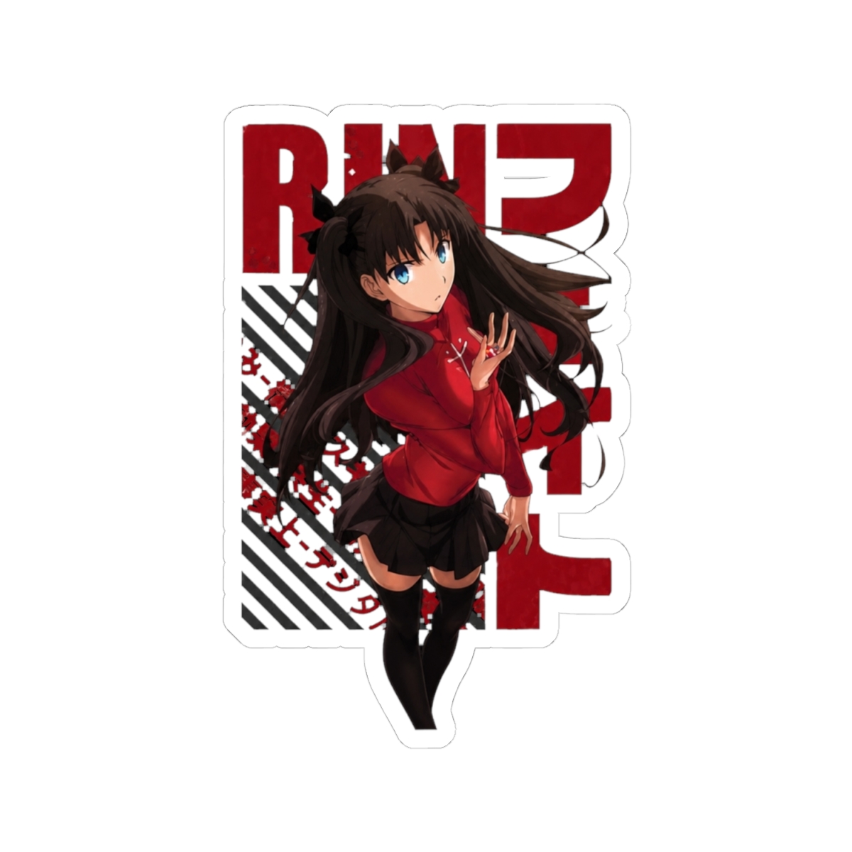 Fate - Rin Toosaka #01 Sticker | Fate Series - alternate angle 1, merchandise