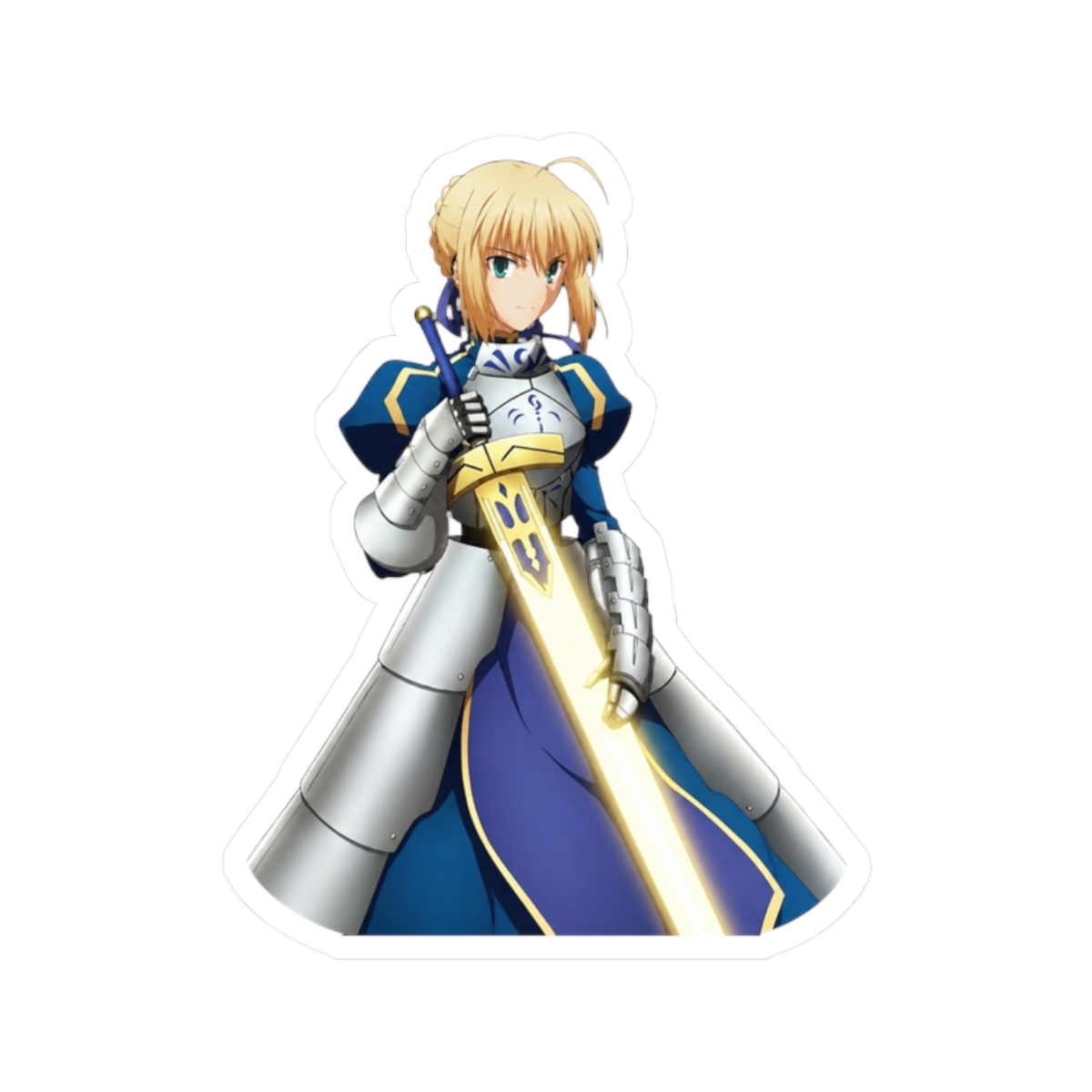 Fate Stay Night [Unlimited Blade Works] Saber Sticker | Fate Series - alternate angle 3, merchandise