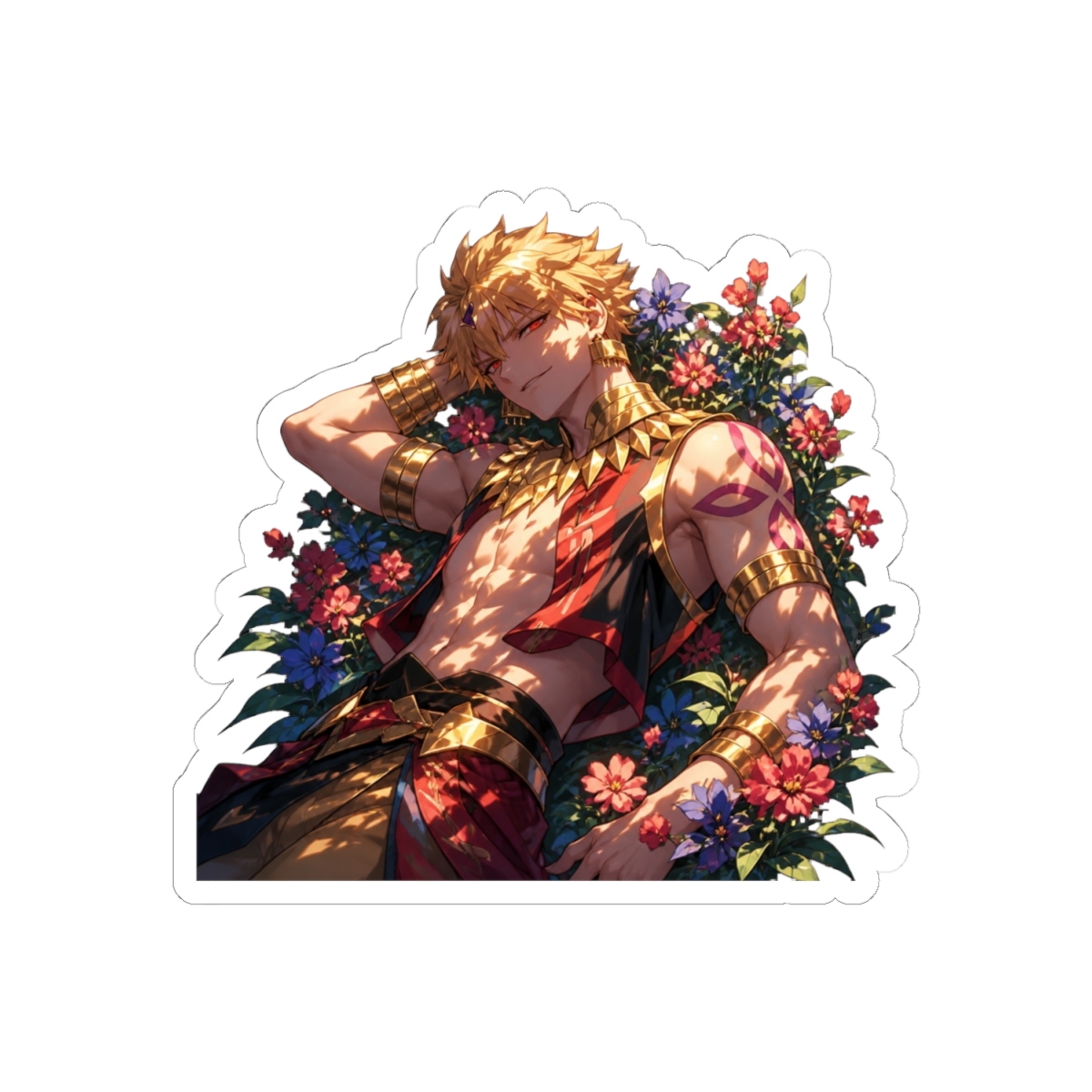 Gilgamesh Fate Grand Order Golden Floral Kingly Stare | Fate Series - alternate angle 1, merchandise